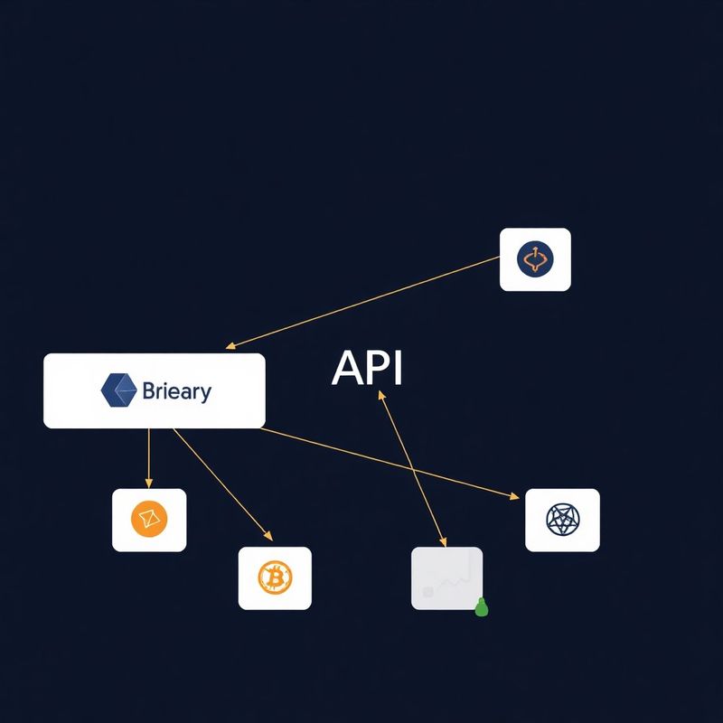 Diagram šifrovaného API propojení s brokery